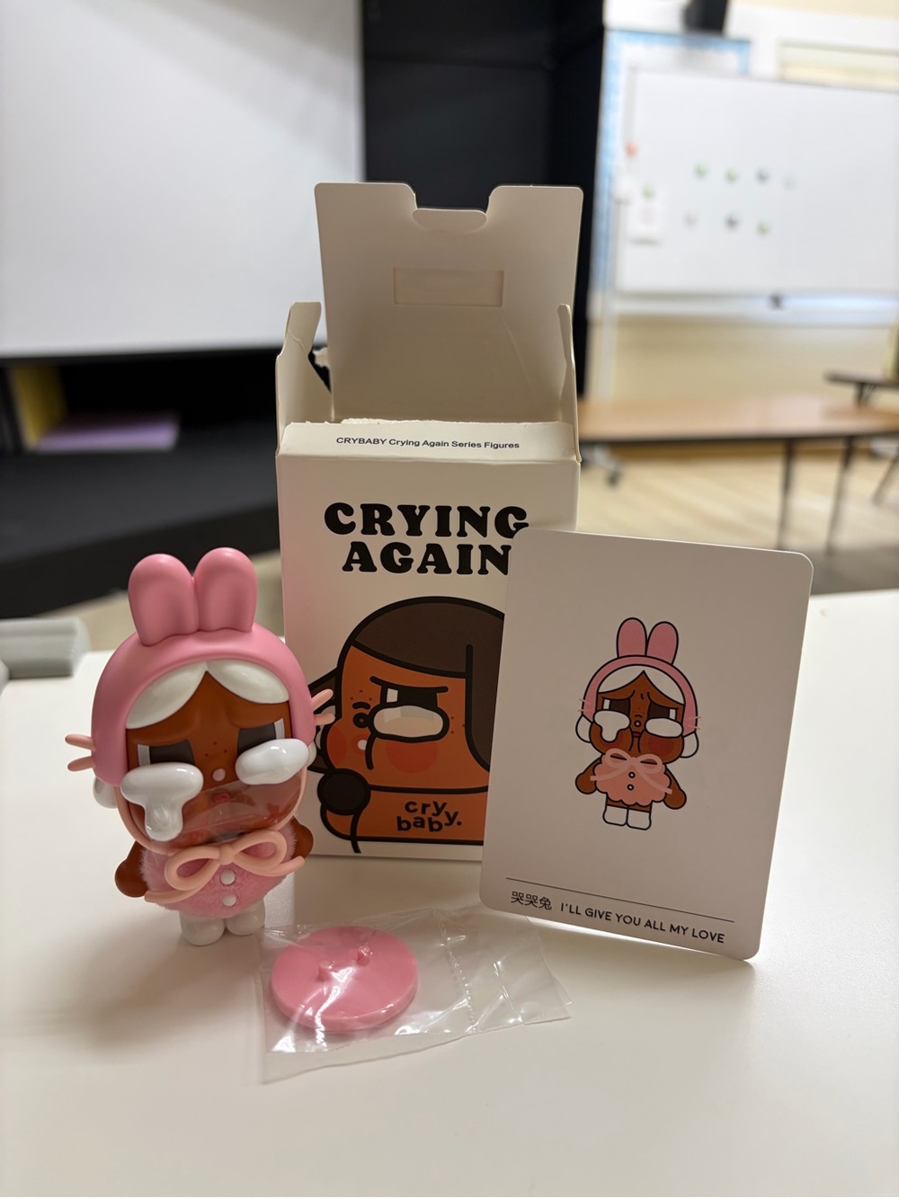 Pop Mart Crybaby “Crying Again” Series Vinyl Figure - I’ll Give You All My Love